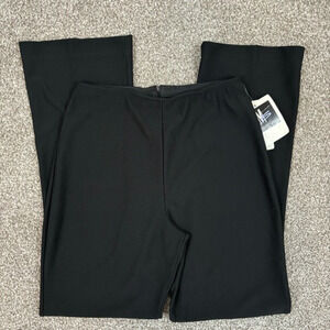 Morgan Sport Sz 9 Black Pants Back Zip Vintage Look